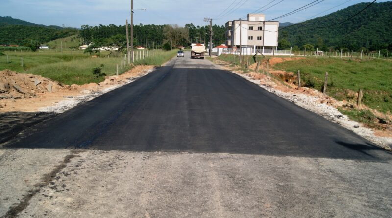 Rua Antônio José Zimmermann, no bairro Usina