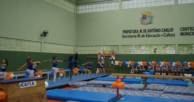 As aulas de ginástica artística foram implantadas em 2009 em Antônio Carlos