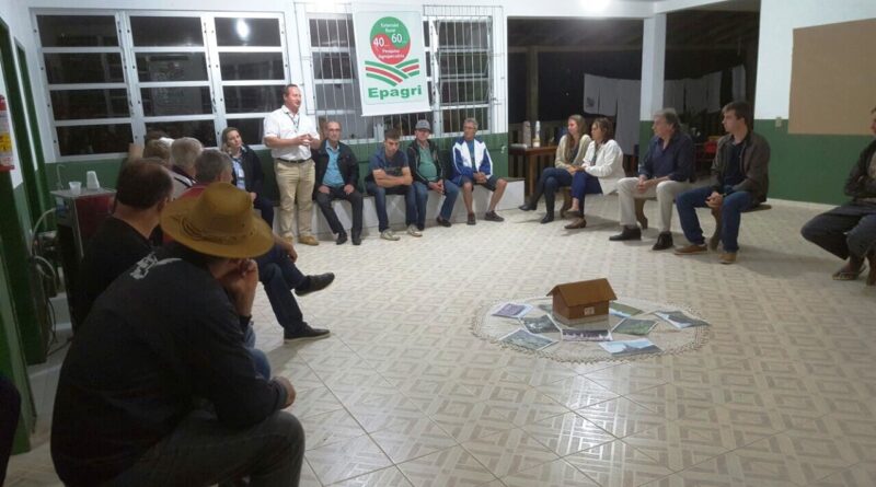 Secretaria de Agricultura e Epagri propõem discussão sobre a situação da agricultura no município