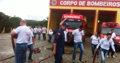 Grupo passou por um teste no quartel do Corpo de Bombeiros de Biguaçu