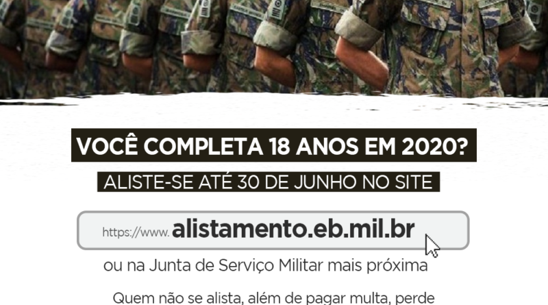 Alistamento Militar é prorrogado até 30 de setembro, Defesa Social, Notícias
