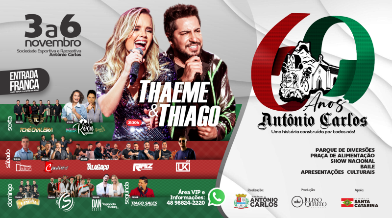 Programação cultural – de 4 a 10 de novembro